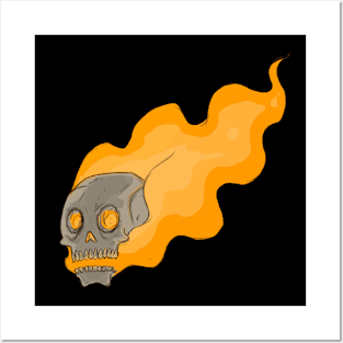 Spooky sad #2 - Fire Posters and Art